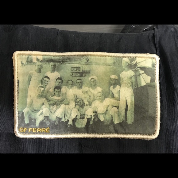 Men’s RARE JEANFRANCO FERRE leather jacket - Picture 3 of 9